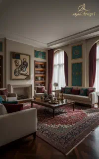 بازسازی دکوراسیون.کناف.نقاشی.نورپردازی.