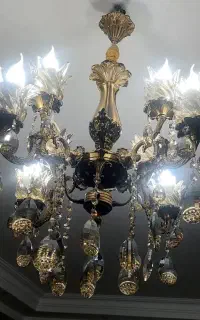 لوستر ۸ شعله برنز