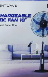 پنکه ی شارژی برقی لایت ویو ۱۸ انچ