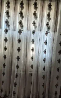 پرده پنجره  دو عدد