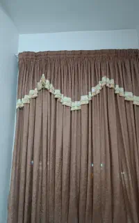 دو عدد پرده اتاق خواب