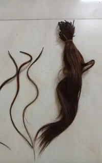 مو طبیعی سر چسب دار ۷۰سانتی میکرو و ابرو اقایان