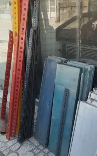 قفسه فلزی سفیدو طوسی