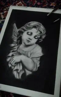 مدرس سیاه قلم پاستل مداد رنگی رنگ روغن هایپررئال و