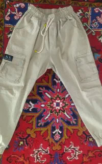 شلوار اسلش کتان پسرانه نو