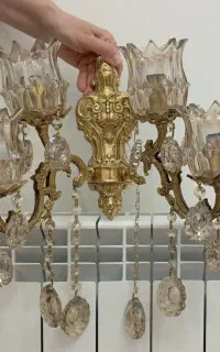 دیوارکوب برنجی