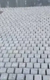 سنگ کوبیک چینی  منظم و جدول تک لبه خیابانی