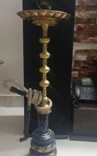 قلیان برنجی با وسایل کامل