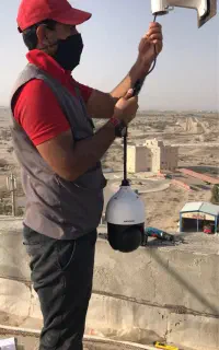 نصب /تعمیرات دوربین مداربسته آسمان شبکه
