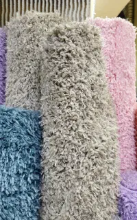 فرش های فلوکاتی - فرش های پرزبلند رنگی