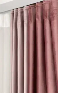 پرده حریر ساده ((مخمل آماده)) والن پانچی و مینیمال