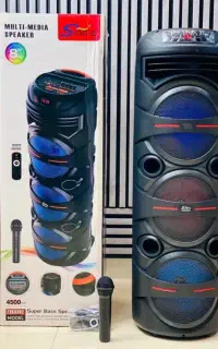 اسپیکر ۳طبقه ZQS 8302 با گارانتی ۶ماهه شرکتی