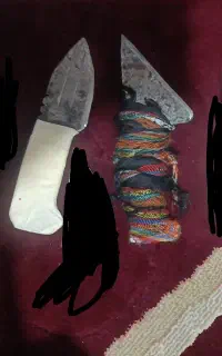 چاقو کارد حیدری و نوک سوزنی دست ساز