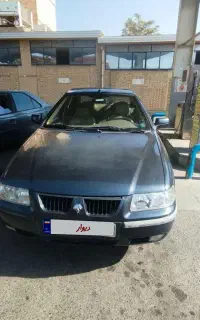 سمند دوگانه سوز ال ایکس  EF 7 مدل 91. آبی متالیک