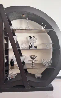 بوفه مدرن چوبی چراغدار