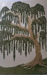 تابلو دکوراتیو بید مجنون