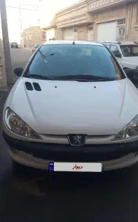 پژو 206کارمندی لاکاغذی تیپ2