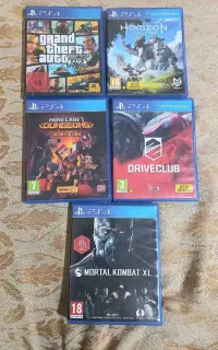 دیسک ps4 ps5 gta horizon minecraft mortal