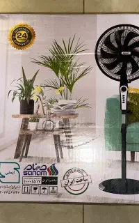 پنکه ایستاده صنام ۳ کاره مشکی بدون ریموت