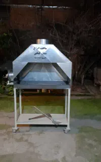 منقل کبابی با چرخ و فن