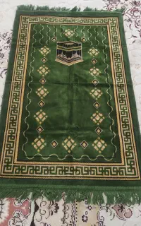 دو عدد سجاده نو سبز 600 کرم 450