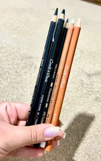 کنته طراحی/سیاه‌قلم