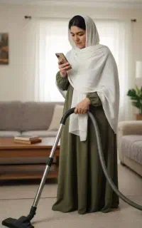 کار درمنزل با گوشی