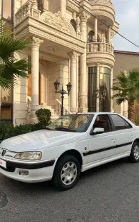 پژو پارس ۱۳۹۵ سفید بی رنگ مشابه ۱۴۰۵ درحدصفر عروسک
