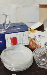 لیوان و جا قندی و ...