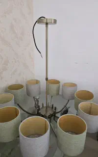 لوستر ۹ شعله کاملا سالم و در حد نو