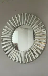 آینه گرد دیواری درحد صفر