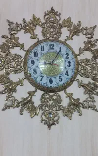 ساعت دیواری برنجی