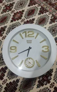 ساعت دیواری دو موتوره نو