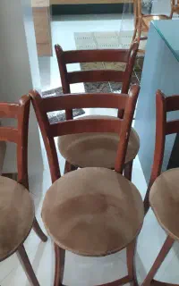 چهار عدد صندلی چوب ناهار خوری