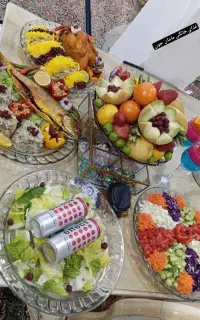 پذیرش  غذا و سالاد