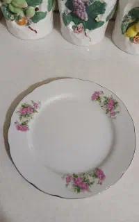 بشقاب گلسرخی ۱عدد یاماتسو
