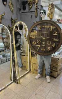 ساعت برند سیکو تمام چوب یک متری 4 موتوره«امیددکور»