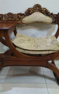 میز تلفن چوبی