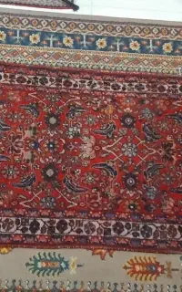فرش کناره دستباف بیجار ابعاد  سه در یک