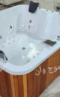 وان جکوزی ۴ نفره ورق اکریلیک abs فول آپشن کروم