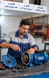 تعمیرونصب وسرویس دوره ایی انواع پمپ آب