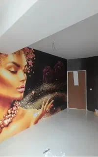 نقاشی ساختمان کناف ونصاب ونصب کاغذدیواری