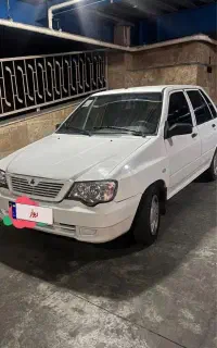 فروش پراید ۱۱۱ سفید رنگ  خوش قیمت