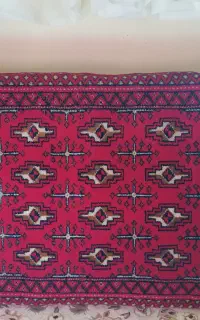 دو عدد پشتی دیواری ترکمنی ماشینی کارتن‌دار
