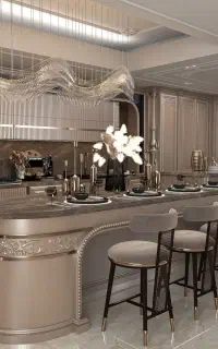 معماری و طراحی داخلی، کابینت، نما، باغ ویلا، محوطه