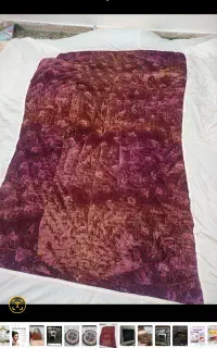 لحاف تمیز وسالم دوبار استفاده شده مخمل