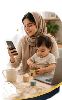 کار با گوشی برا خانم