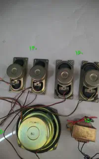 دو تا جفت بلندگو تلویزیون ساب پنج اینچ اسپیکر