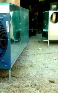 بخاری بزرگ هیتربزرگ گلخانه تک فن بزرگ کامل اقتصادی