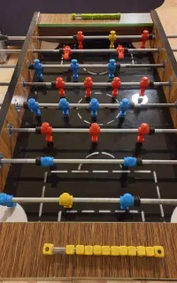 فوتبال دستی ایستاده صحفه شیشه